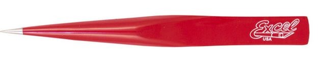 Excel Hobby 30428 4.5” Stainless Steel Ultra Fine Hollow Point Tweezers 