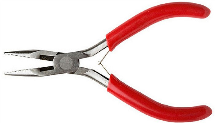 Excel Hobby 55580 5" Spring Loaded Soft Grip Needle Nose Pliers w/Side Cutter