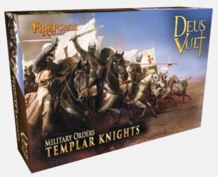 Fireforge Games G2 28mm Deus Vult: Templar Knights Cavalry (12 Mtd)