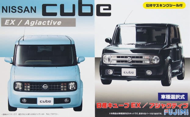 Fujimi 3937 1/24 Nissan Cube EX/Agiactive 4-Door Car