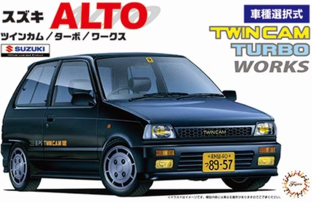 Fujimi 4630 1/24 Suzuki Alto Twincam Turbo 2-Door Car