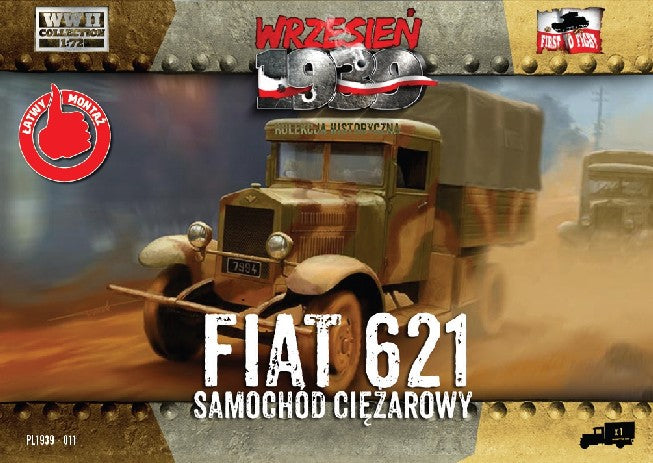 First to Fight 11 1/72 WWII Polish Fiat 621 Truck