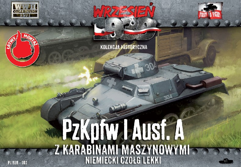 First to Fight 2 1/72 WWII PzKpfw I Ausf A German Light Tank