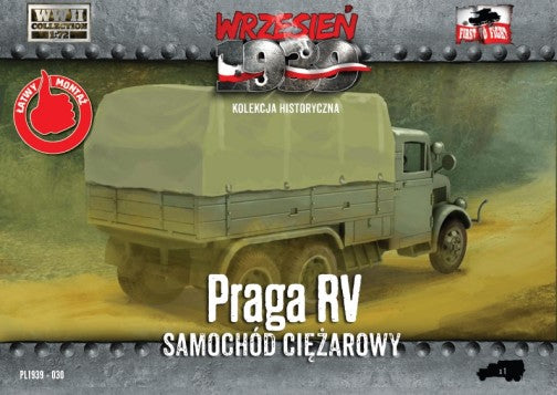 First to Fight 30 1/72 WWII Praga RV Truck w/Canvas-Type Cover