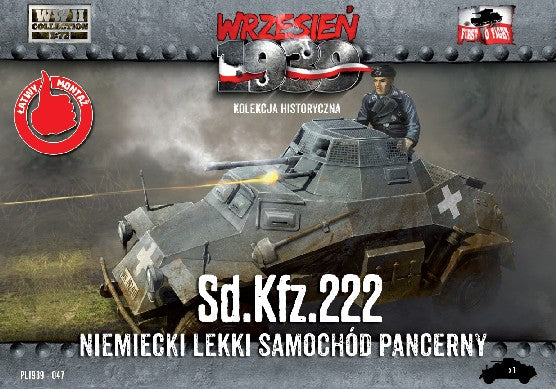 First to Fight 47 1/72 WWII SdKfz 222 German Light Armored Car