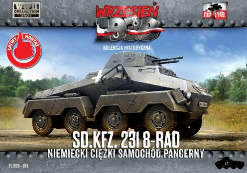 First to Fight 65 1/72 WWII SdKfz 231 8-Rad German Armored Car