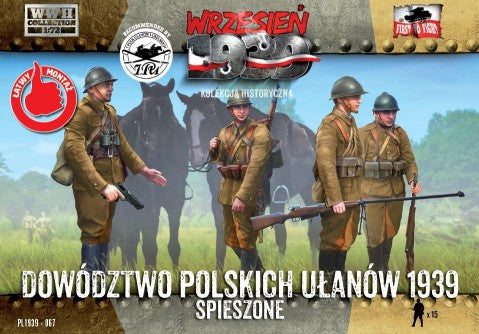 First to Fight 67 1/72 WWII Polish Uhlans Command Officers on Foot (15)
