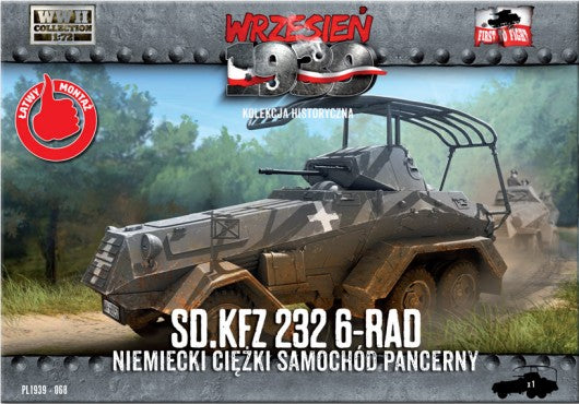 First to Fight 68 1/72 WWII SdKfz 232 6-Rad German Heavy Armored Car