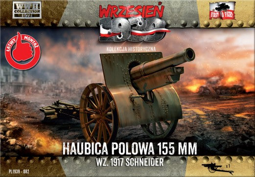 First to Fight 82 1/72 WWII 155mm wz1917 Schneider Field Howitzer