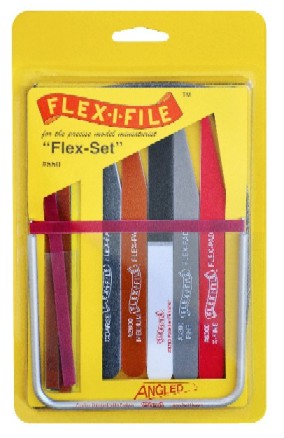 Flex-I-File 550 Flex-Set : Flex-I-File Frame, 8 Files, 5 Flex-Pad Sanding Sticks