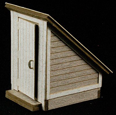 GCLaser 116016 HO Scale The Cube Modular System Component - Kit (Laser-Cut Architectural Card) -- Rooftop Stair Walkout pkg(2)