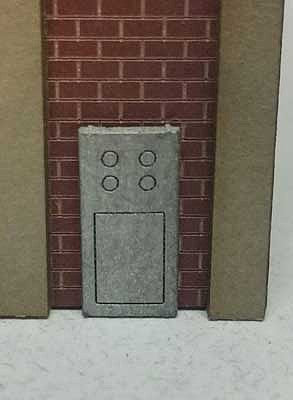 GCLaser 9038 N Scale Gas Meters and Electric Panels - Laser Cut Card Kit -- 2 of Each