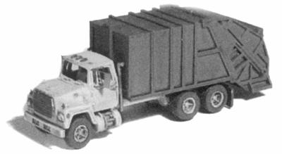 GHQ 53018 N Scale 1980s Garbage Truck (Unpainted Metal Kit)