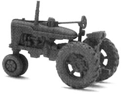 GHQ 54005 N Scale 1954 Farm Tractor - Kit