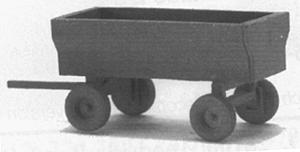 GHQ 54006 N Scale Farm Machinery (Unpainted Metal Kit) -- 1950s Forage Wagon