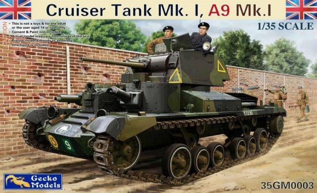 Gecko Models 350003 1/35 Cruiser A9 Mk I Tank
