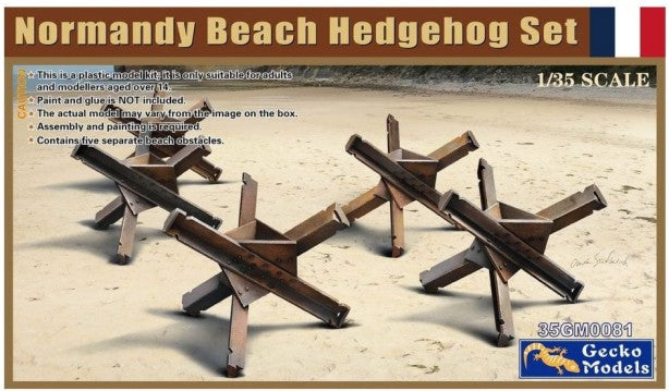 Gecko Models 350081 1/35 Normandy Beach Hedgehog Set (5)
