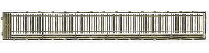 Gold Medal Models 16030 N Scale Spike Tipped Wrought Iron Fence -- Extender Kit for #304-16029 300 Scale Feet