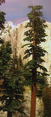 Grand Central Gems T42 All Scale Redwood Trees -- 6 to 9" 15.2 to 22.9cm pkg(2)