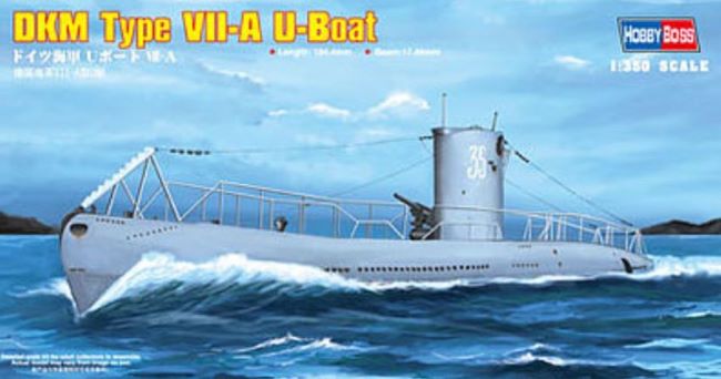Hobby Boss 83503 1/350 DKM Navy Type VII A U-Boat