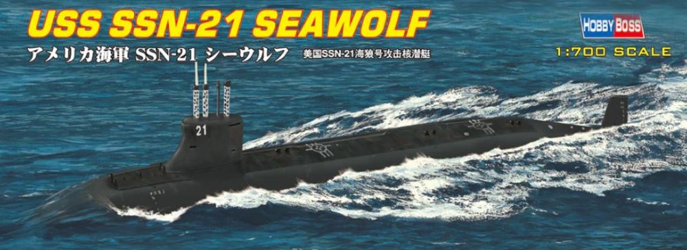 Hobby Boss 87003 1/700 USS Seawolf SSN21 Attack Submarine