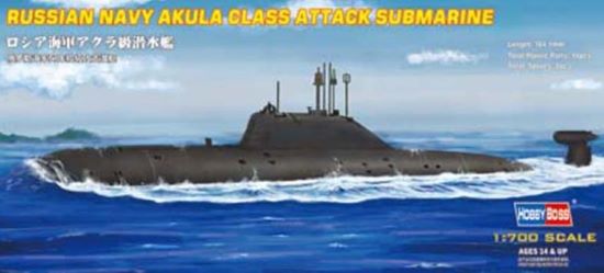 Hobby Boss 87005 1/700 Russian Navy Akula Class Attack Submarine