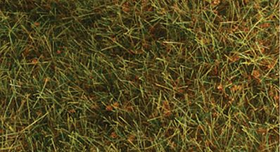 Heki Mini Forest 1574 All Scale Wild Grass Pad - 11 x 5-1/2" 27.4 x 14cm -- Savannah Green