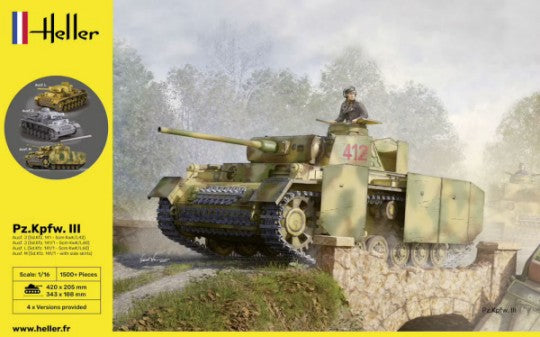 Heller 30321 1/16 PzKpfw III Ausf J/L/M Tank