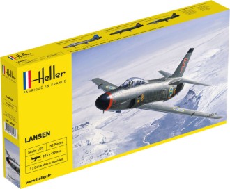 Heller 80343 1/72 Lansen Two-Seater Swedish AF Aircraft