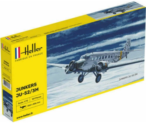 Heller 80380 1/72 Junkers Ju52/3M Transport Aircraft