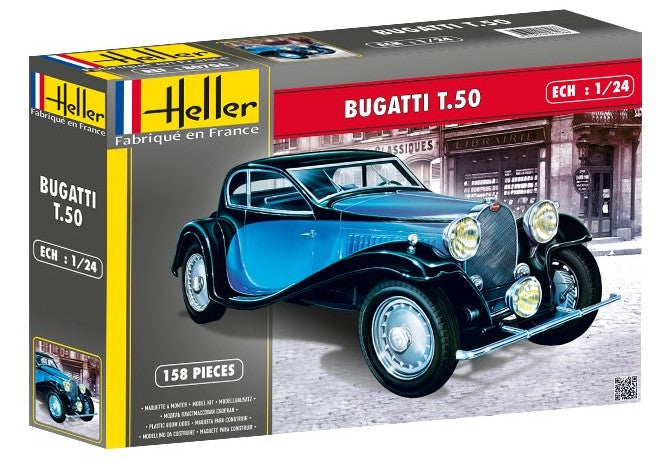 Heller 80706 1/24 Bugatti T50 Car