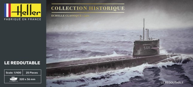 Heller 81075 1/400 Le Redoubtable French Submarine