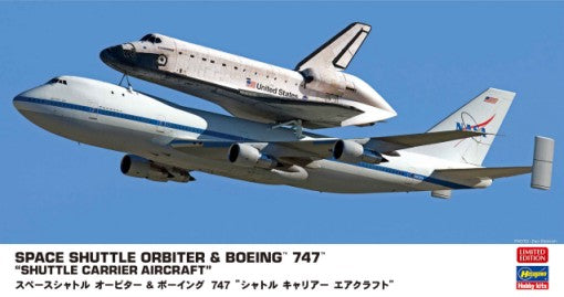 Hasegawa 10844 1/200 Space Shuttle Orbiter & B747 Shuttle Carrier Aircraft (Ltd Edition)