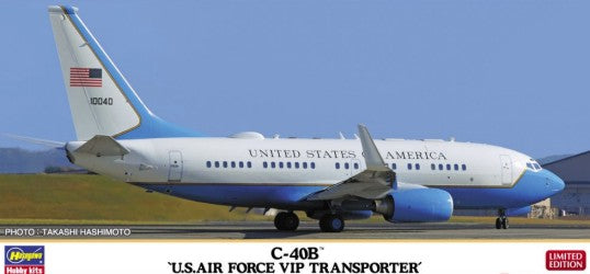 Hasegawa 10848 1/200 C40B United States of America US Air Force VIP Transporter Aircraft (Ltd Edition)