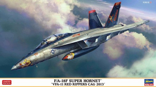 Hasegawa 2385 1/72 F/A18F Super Hornet VFA11 Red Rippers CAG 2013 Fighter/Attacker (Ltd Edition)