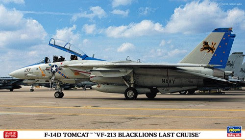 Hasegawa 2406 1/72 F14D Tomcat VF213 Blacklions Last Cruise Fighter (Ltd Edition)