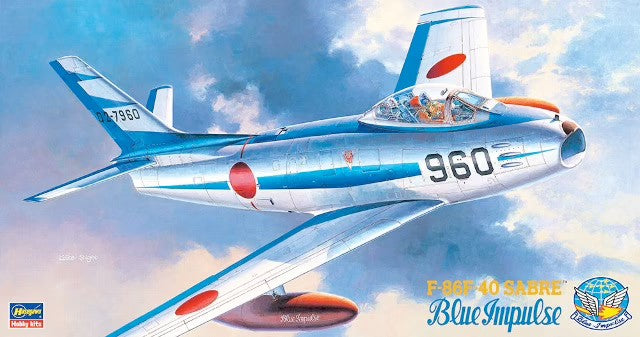 Hasegawa 7215 1/48 F86F40 Sabre Blue Impulse JASDF Aircraft