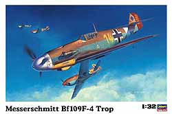 Hasegawa 8881 1/32 Bf109F4 Trop Fighter