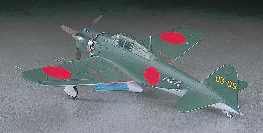 Hasegawa 9072 1/48 Mitsubishi A6M5C Zero Zeke Type 52 IJN Fighter