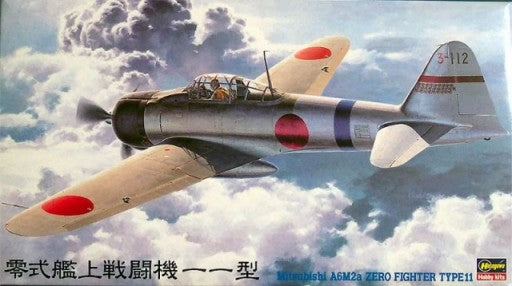Hasegawa 9142 1/48 Mitsubishi A6M2a Zero Type 11 Aircraft