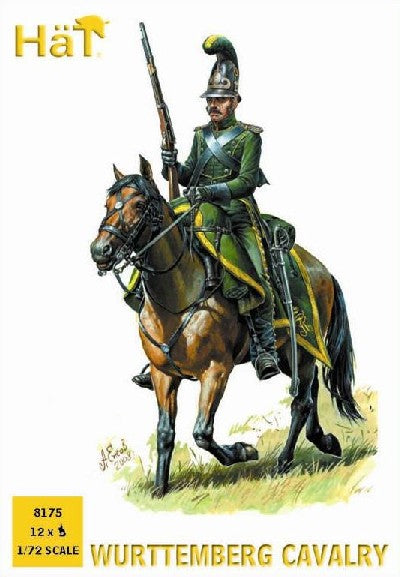 Hat Industries 8175 1/72 Napoleonic Wurttemberg Cavalry (12 Mtd)