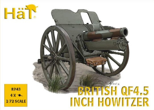 Hat Industries 8243 1/72 WWI British QF4.5 Inch Howitzer (4)