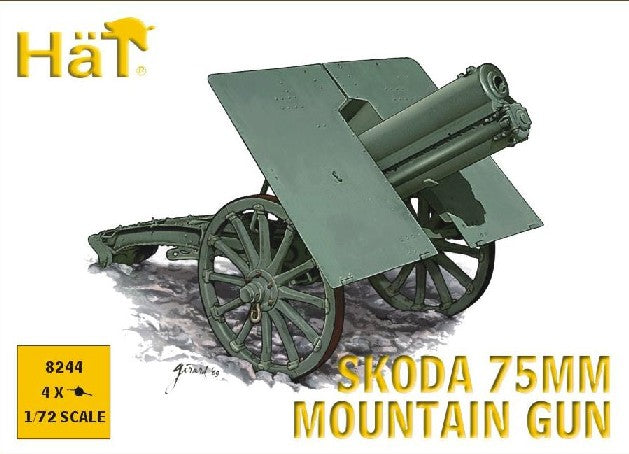 Hat Industries 8244 1/72 WWI Skoda 75mm Mountain Gun (4)