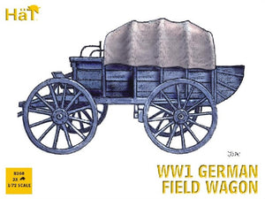 Hat Industries 8260 1/72 WWI German Horse Drawn Field Wagon (3 Sets)