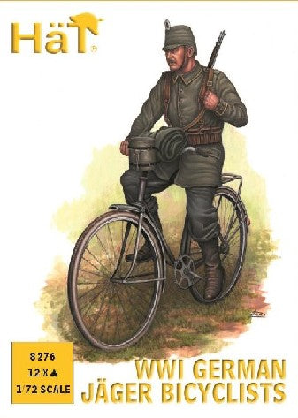 Hat Industries 8276 1/72 WWI German Jaeger Bicyclists (12)