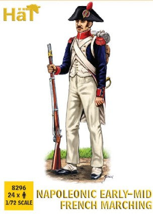 Hat Industries 8296 1/72 Napoleonic Early-Mid French Infantry Marching (24)