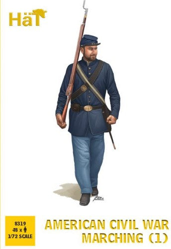 Hat Industries 8319 1/72 American Civil War Marching Set #1 (48)