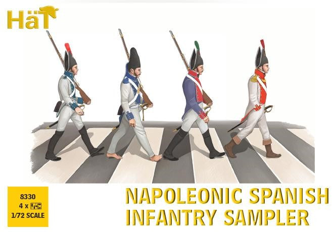 Hat Industries 8330 1/72 Napoleonic Spanish Infantry Sampler (38)