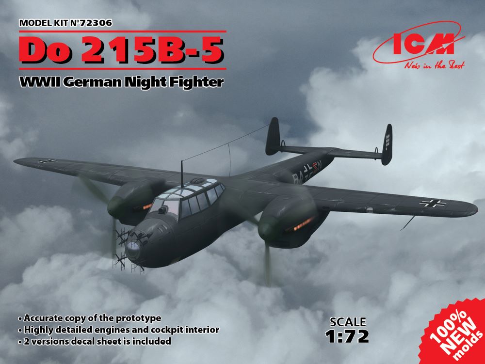 ICM Models 72306 1/72 WWII German Do215B5 Night Fighter