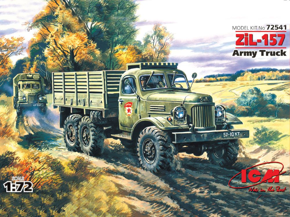 ICM Models 72541 1/72 Soviet ZIL157 Army Truck